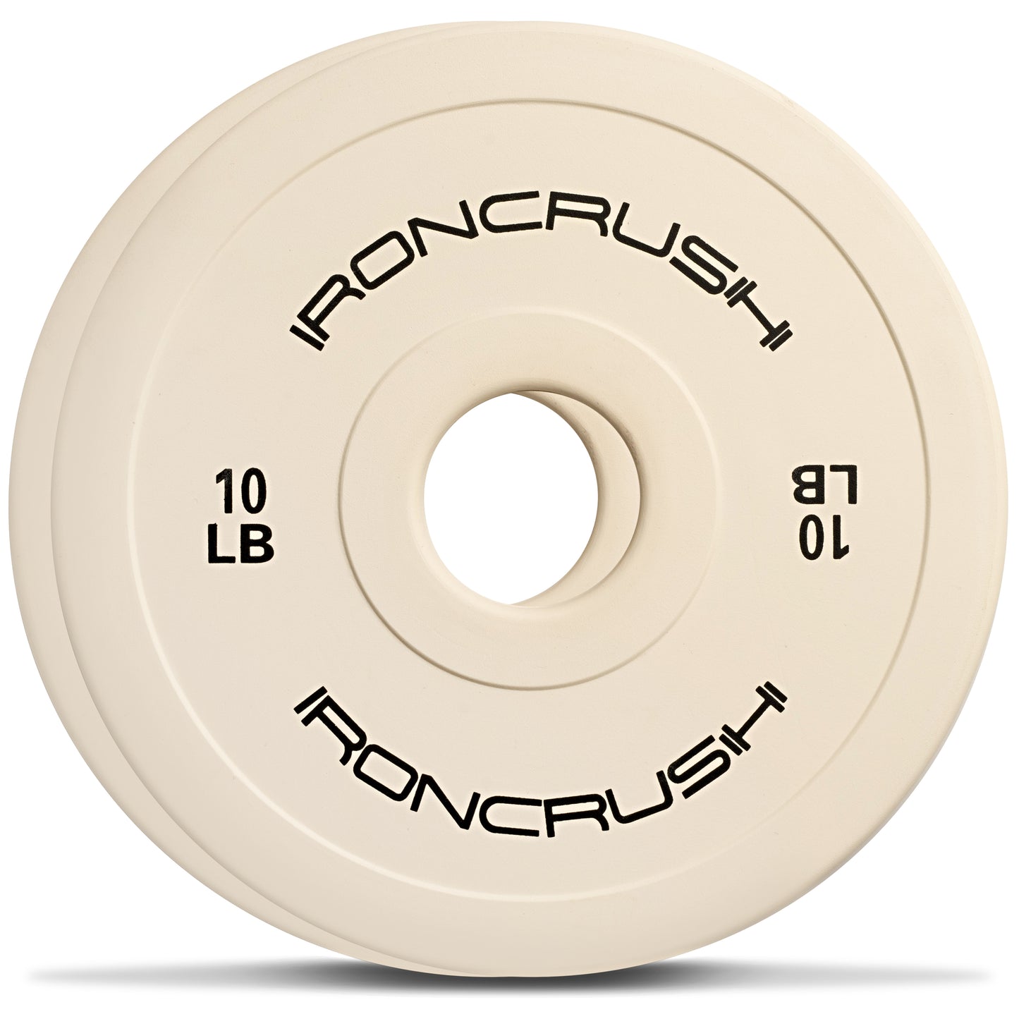 Iron Crush Rubber Change Plates for Olympic Weights, with 1.25 lb, 2.5 lb, 5 lb and 10lb Weights.